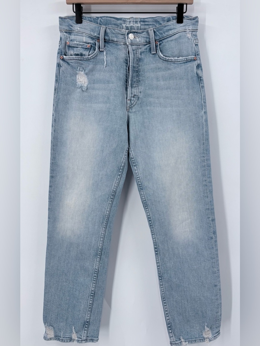 MOTHER The Tomcat High-Rise Straight Jeans